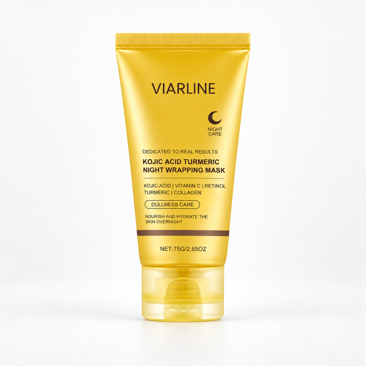 Mascarilla facial de cúrcuma y colágeno